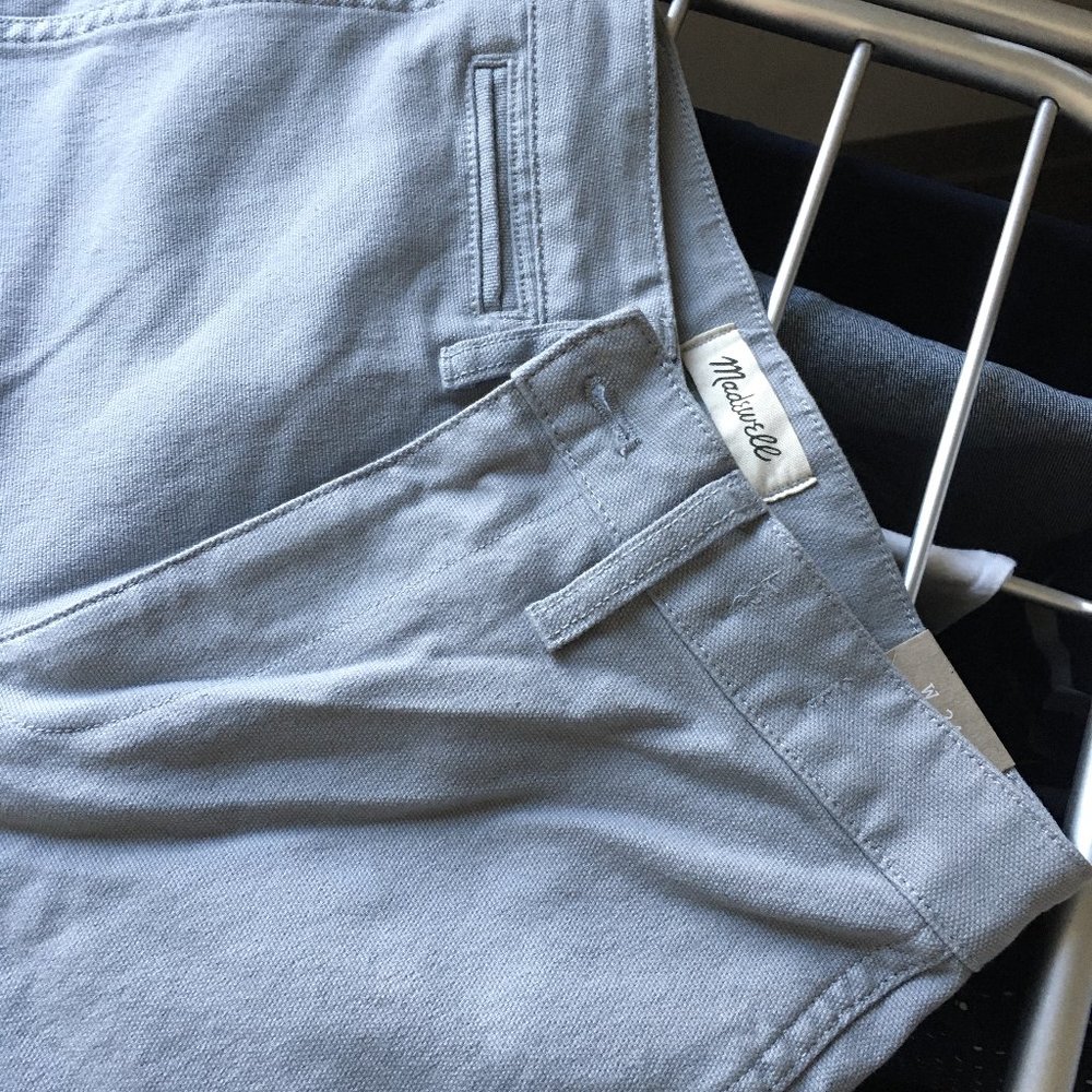 Madewell Slim Emmett Wide-Leg Crop Pants 24"